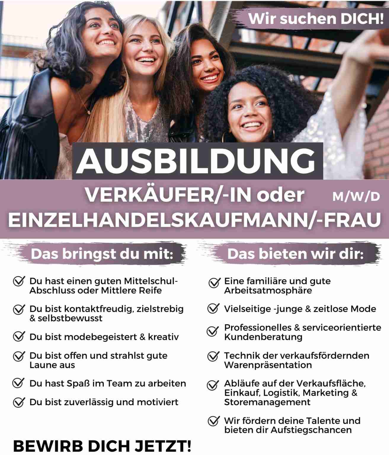 Stellenanzeigen – Schneider Modehaus